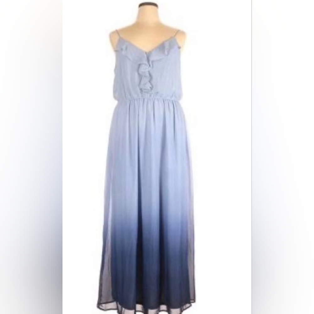 Lauren Conrad Dip Dyed Maxi Dress Xxl